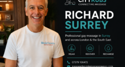 Richard offers gay massage in Surrey