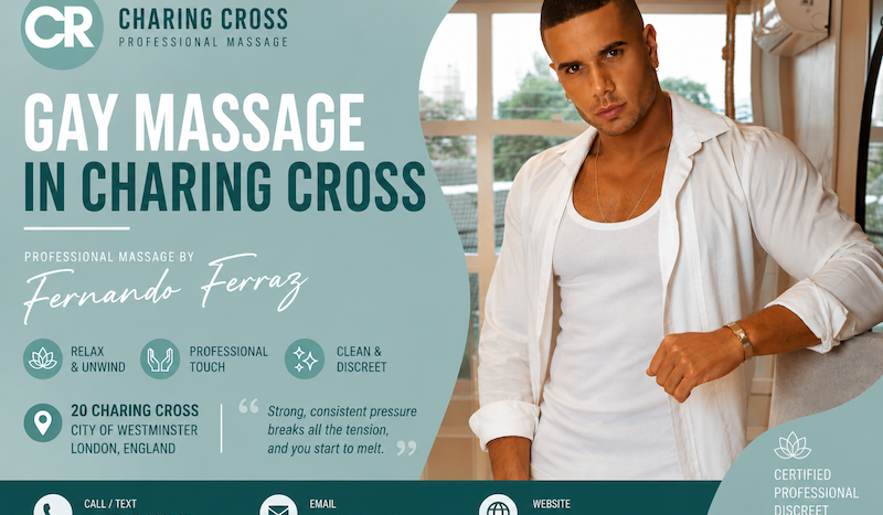 fernando gay massage Charing Cross London